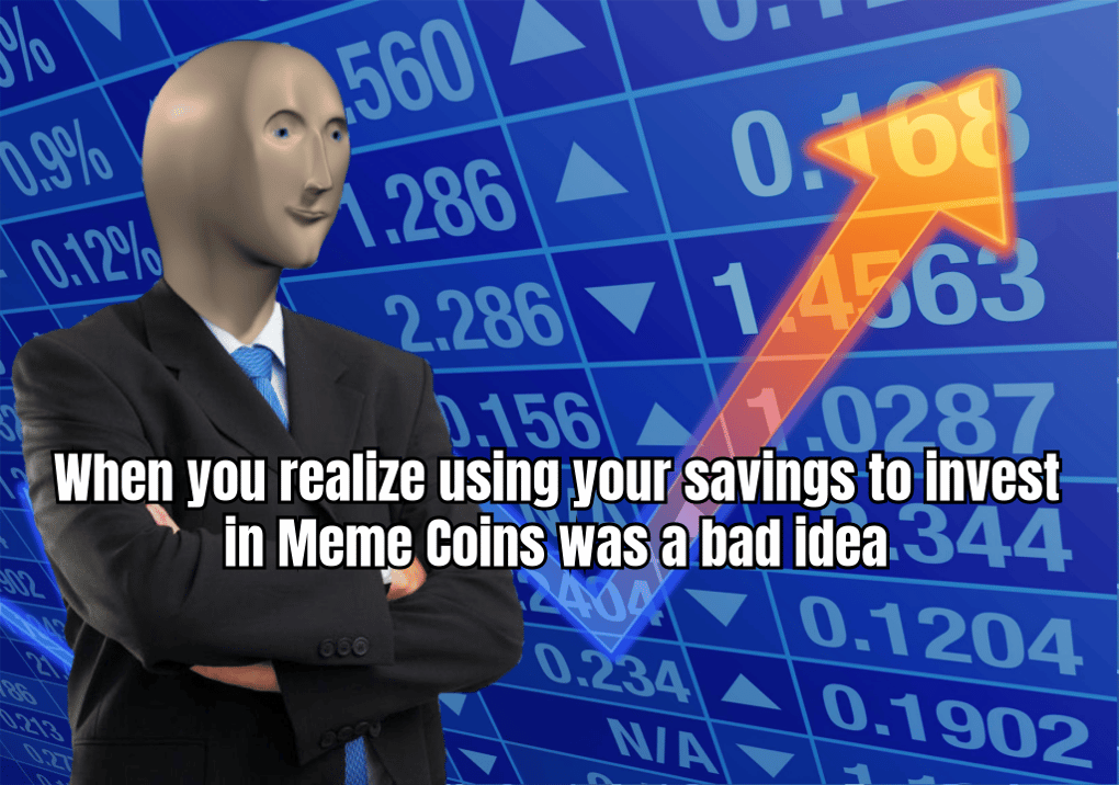 A HUMOROUS IMAGE SHOWING A CREDIT CARD AND PAYPAL AS SUPERHEROES PROTECTING A USER FROM A CRYPTO MONSTER, CAPTIONED 