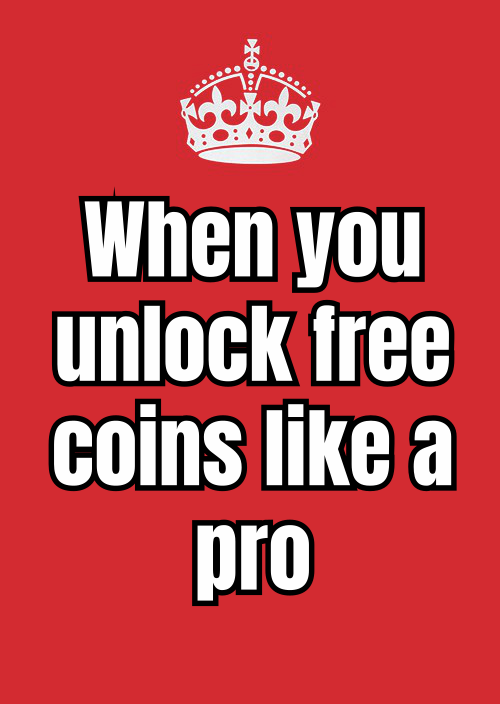 A HUMOROUS MEME SHOWING A PLAYER TRIUMPHANTLY ENTERING A PROMO CODE ON A COMPUTER SCREEN WITH THE CAPTION 