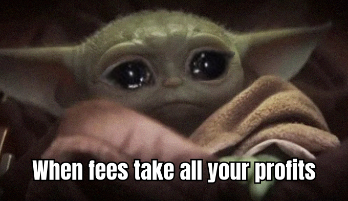 A MEME SHOWING A WALLET CRYING WITH THE TEXT 