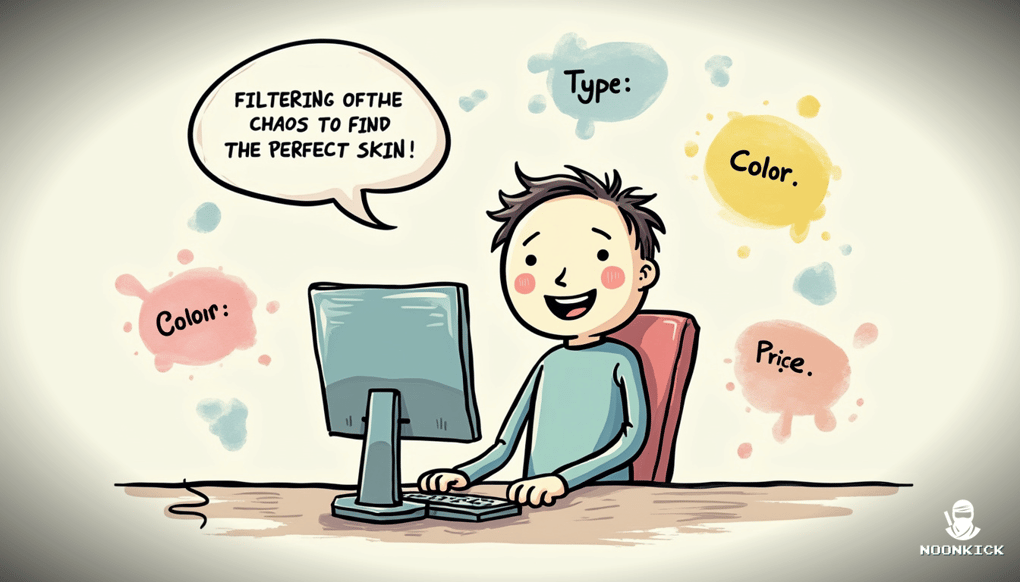 A SIMPLE DRAWING OF A PERSON USING FILTERS ON A COMPUTER SCREEN, WITH A HUMOROUS CAPTION LIKE 